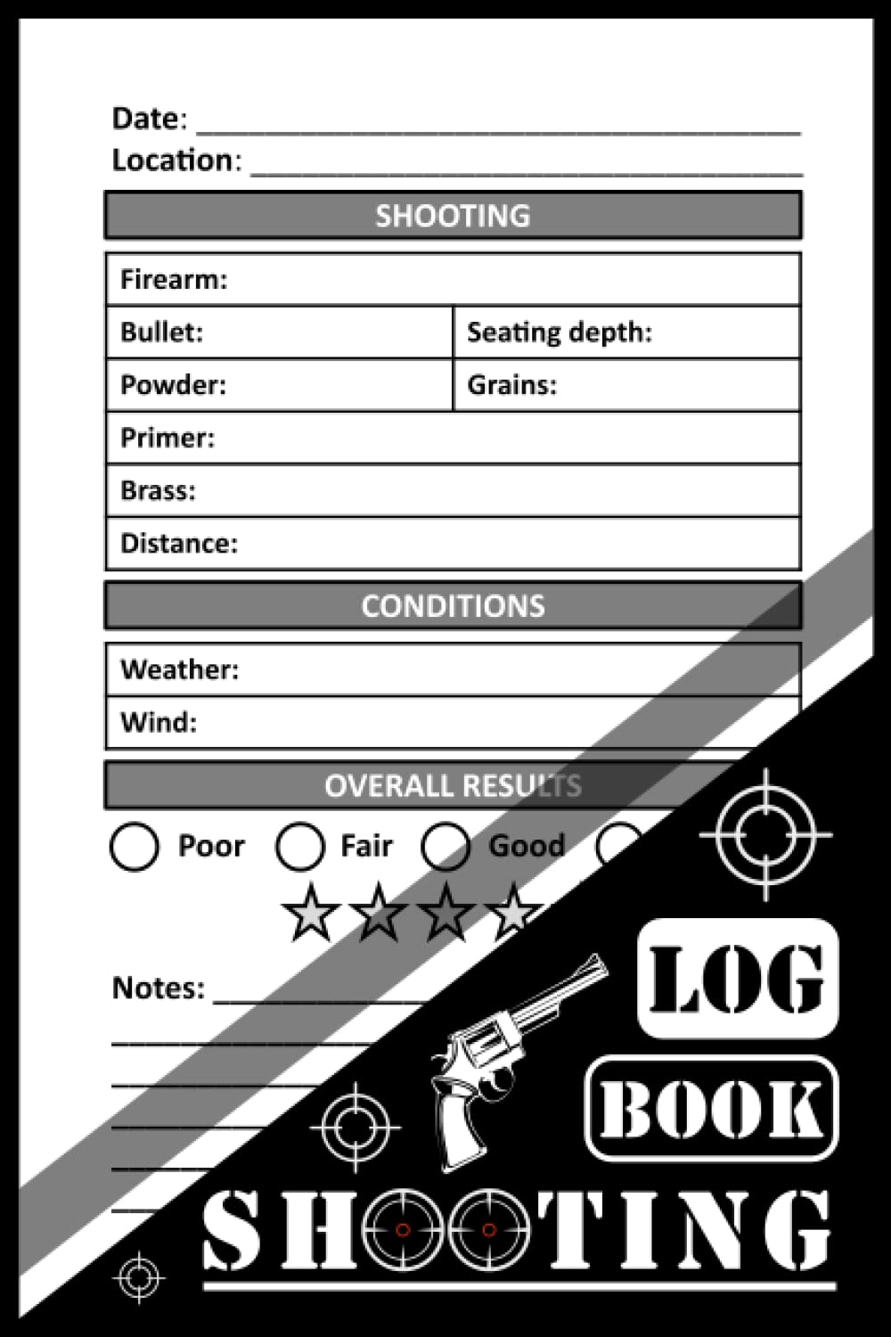 Shooting Log book For Beginners & Professionals: Journal To Keep Record Date, Time, Location, Precision and other things...Targets Shooting Journal ( Diagrams Pages ) baixar livro de graça
