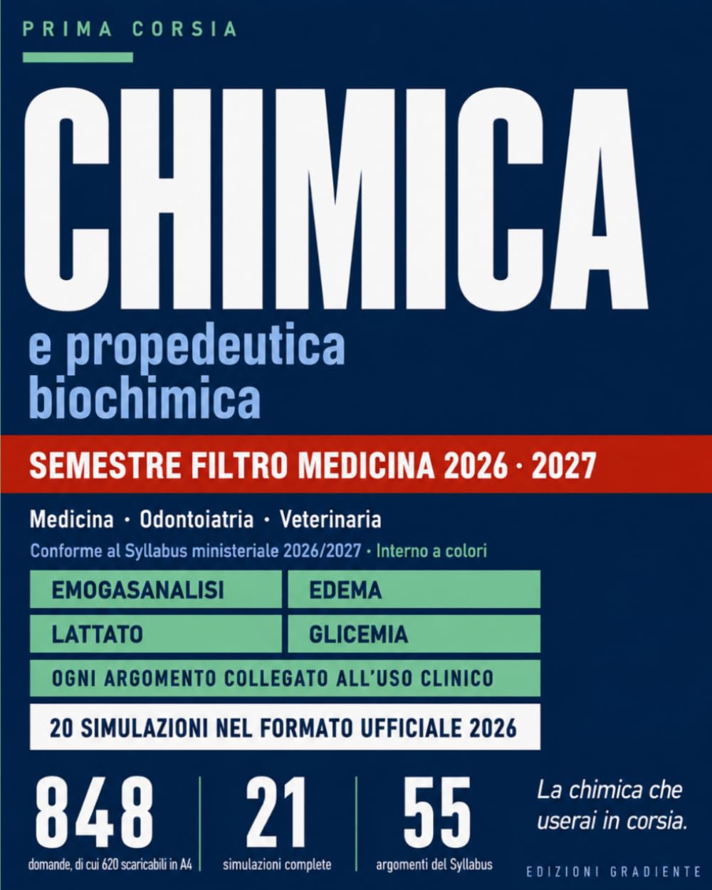 CHIMICA e Propedeutica Biochimica: Semestre Filtro Medicina, Odontoiatria e Veterinaria: manuale ed eserciziario a colori conforme al Syllabus, con... svolti e quiz commentati (Italian Edition) baixar o livro de graça