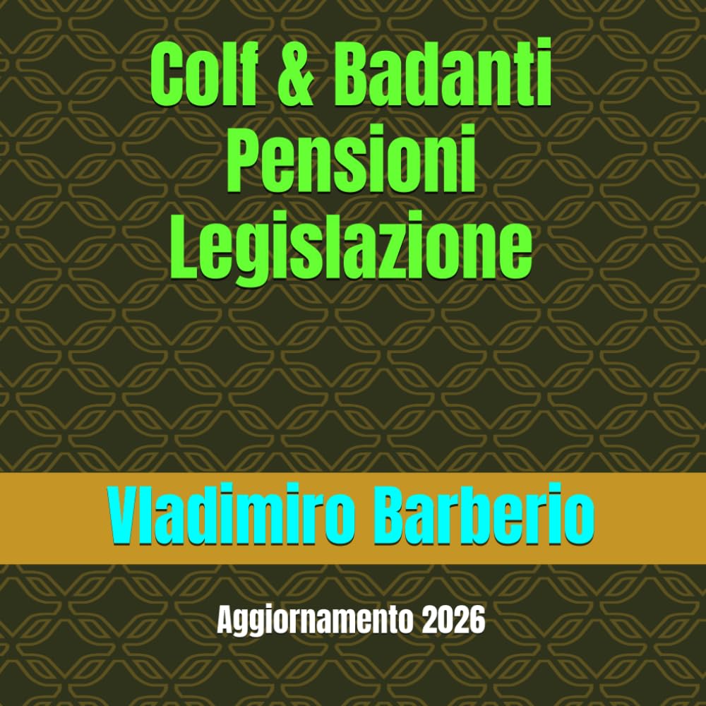 Colf-Badanti Pensioni Legislazione: Aggiornamento 2026 (Italian Edition) baixar livro de graça