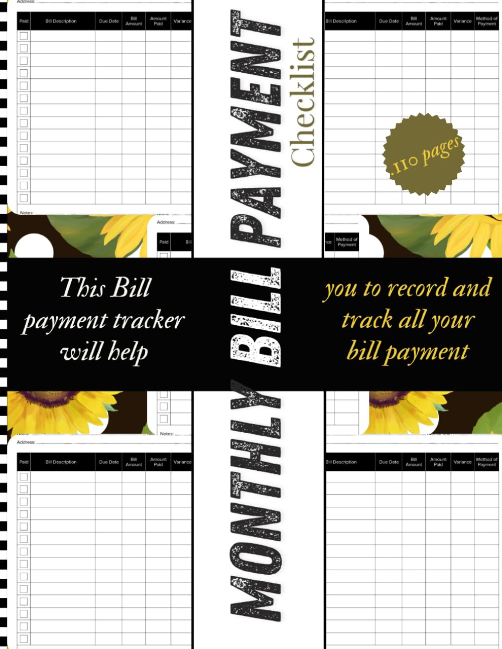 Monthly Bill Payment Checklist: Bill Tracker Notebook - Budget Planner and Monthly Bill Organizer for Expense Tracker Notebook - Bill Payment Tracker... Checklist for Monthly Payments and Savings baixar o livro de graça