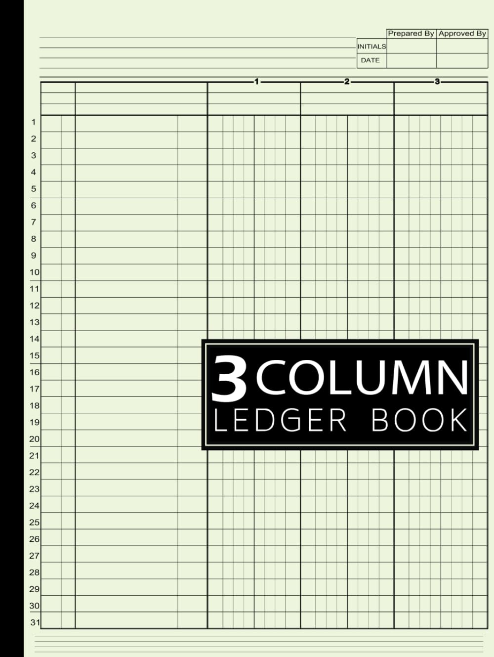 ler totalmente 3 Column Ledger Book: Simple Three Column for Bookkeeping, Accounting, Small Business and Personal Use: Beige Cover