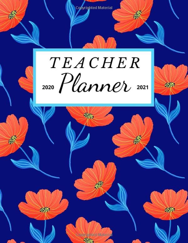 capítulo por capítulo baixar Teacher Planner 2020-2021: Bright Tulips Teacher Agenda for Organization - Planning Monthly &Weekly Academic year Lesson Plan and Record Book (Jan 2020 – Dec 2021)