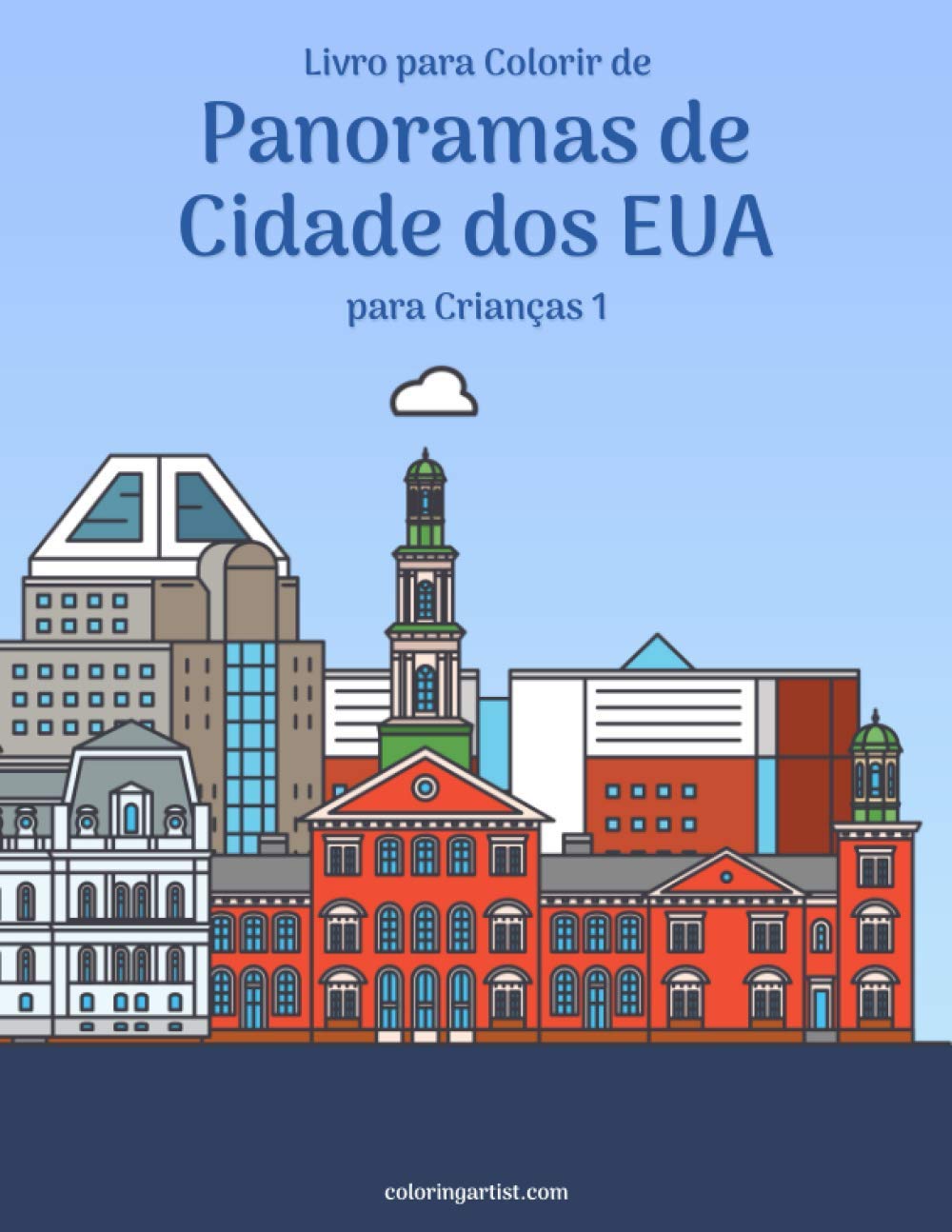 capítulo por capítulo baixar Livro para Colorir de Panoramas de Cidade dos EUA para Crianças 1