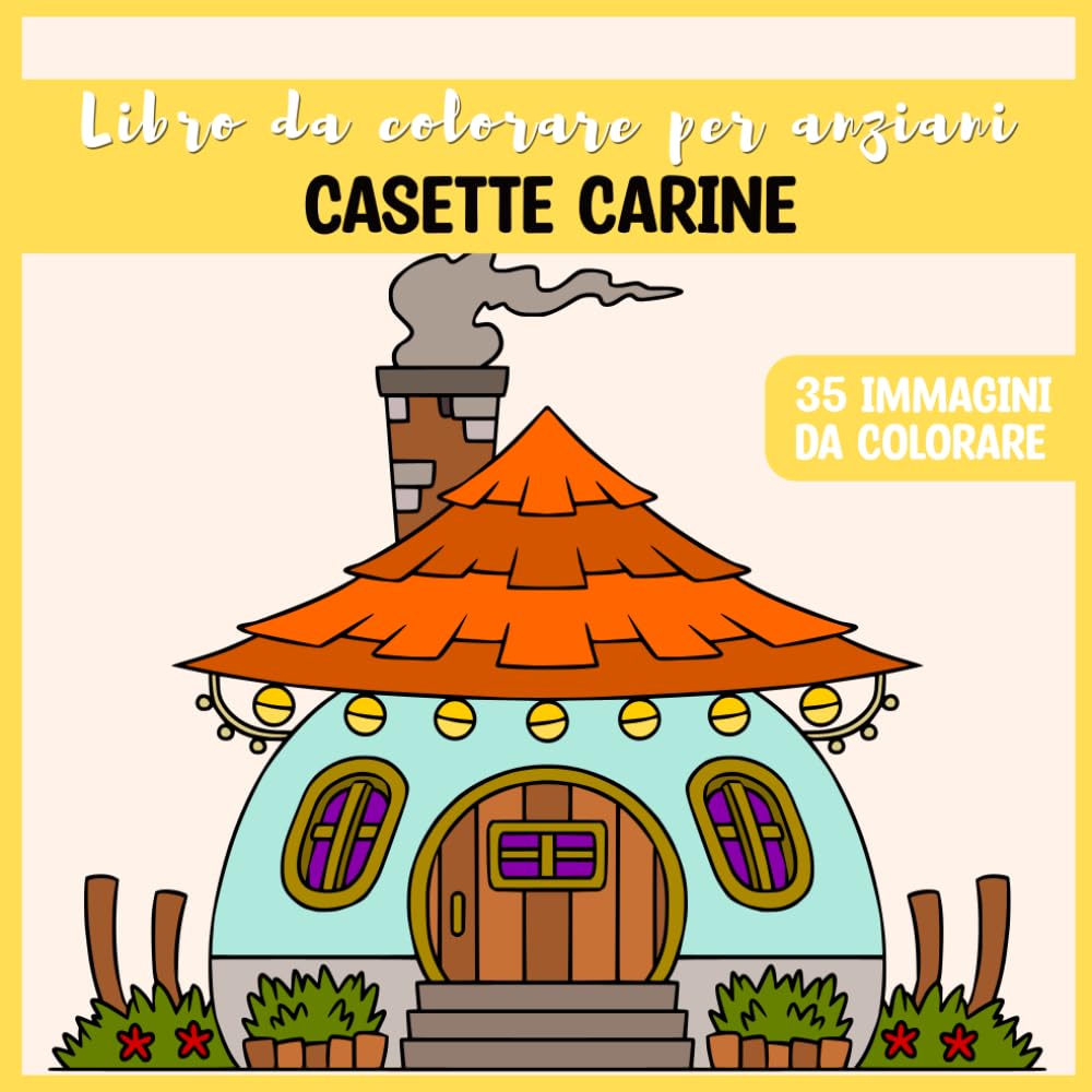 ler totalmente Libro da colorare per anziani - Casette carine (Italian Edition)