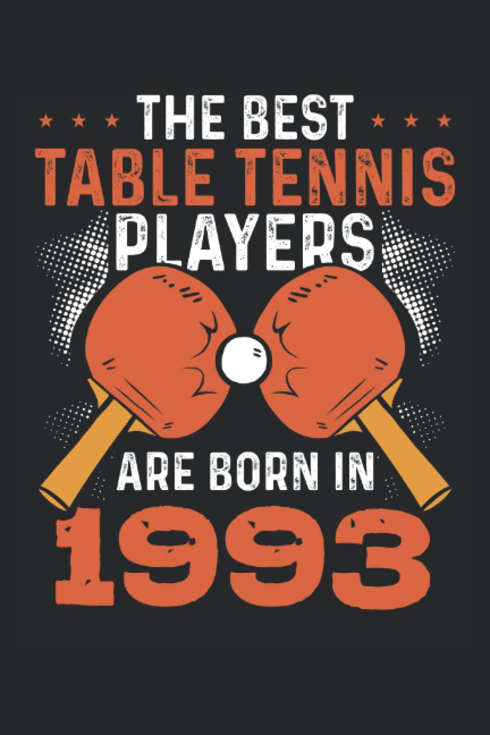 ler totalmente The best table tennis players 1993: Dot Grid Jounal ToDo Exercise Book or Diary 6" x 9" (15.24 x 22.86 cm) 120 pages