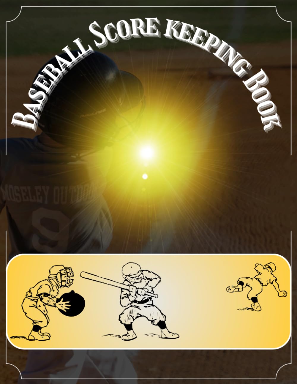 capítulo por capítulo baixar Baseball Score keeping Book: Game Tracker & Stats Organizer: Athletic Record Journal with Pitching, Batting, and Field Diagrams for Coaches, Players, and Avid Fans