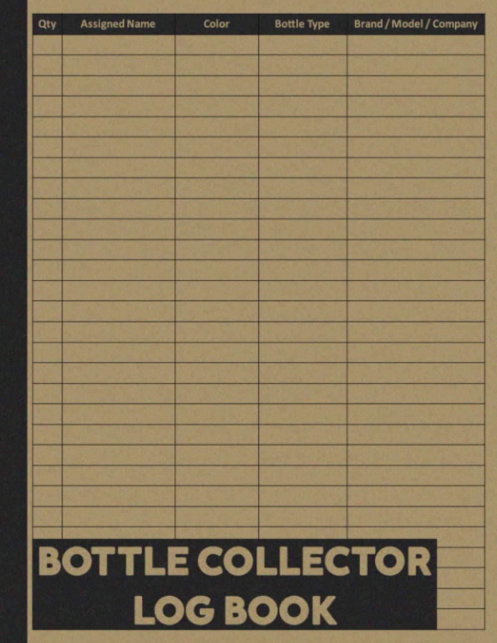 Bottle Collector Log Book: Inventory List for Record Keeping and Tracking of Old Bottles, Historical and Rare Bottles Record Book, Old Bottles Collection Inventory Tracker baixar livro de graça