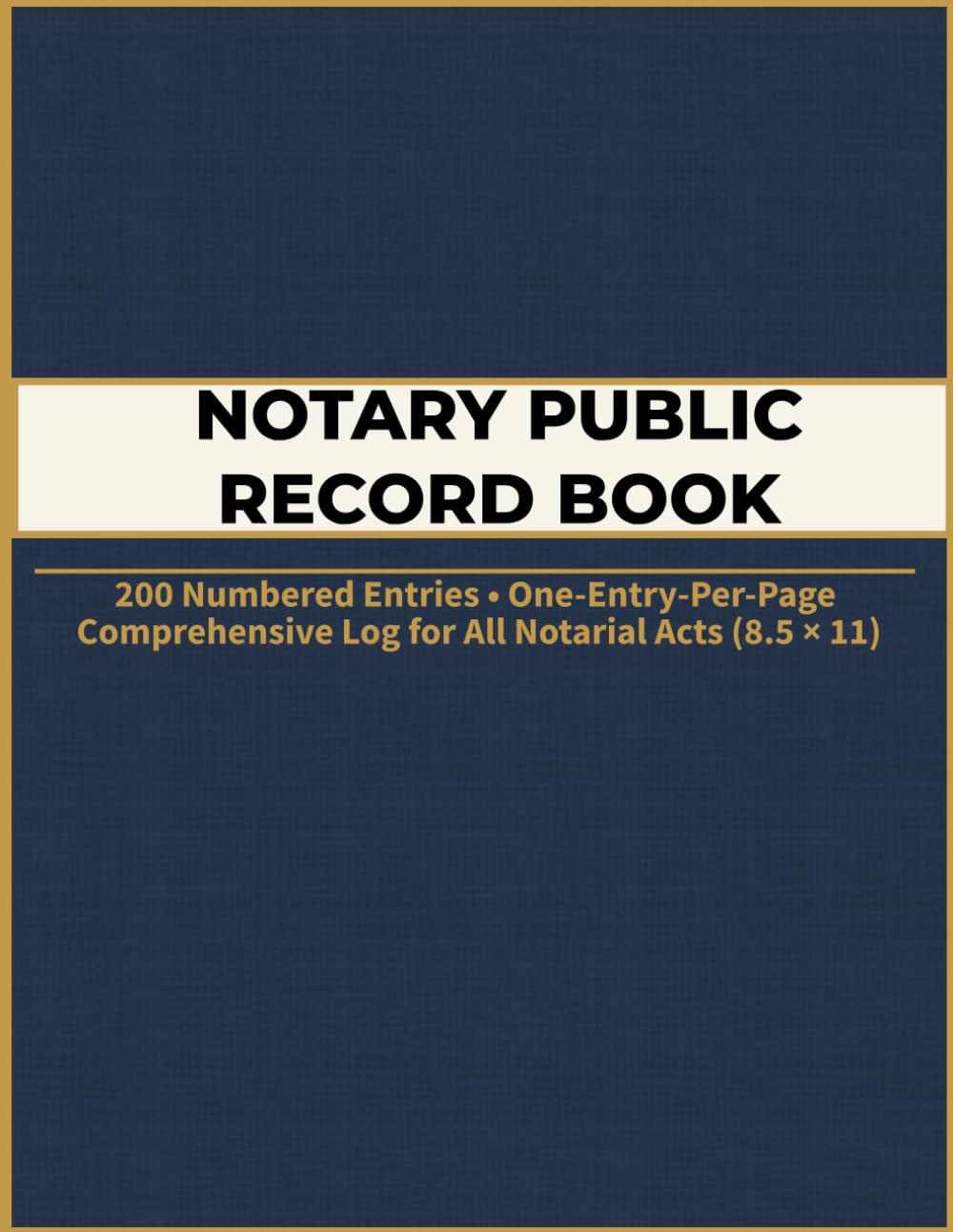Notary Public Record Book: 200 Numbered Entries • One-Entry-Per-Page • Comprehensive Log for All Notarial Acts (8.5 × 11) baixar livro de graça
