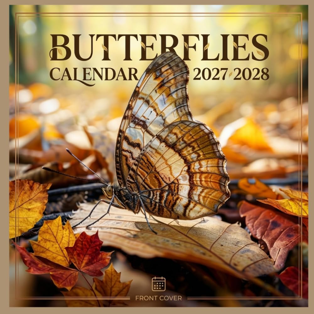 Butterflies Calendar 2027 2028 baixar o livro de graça