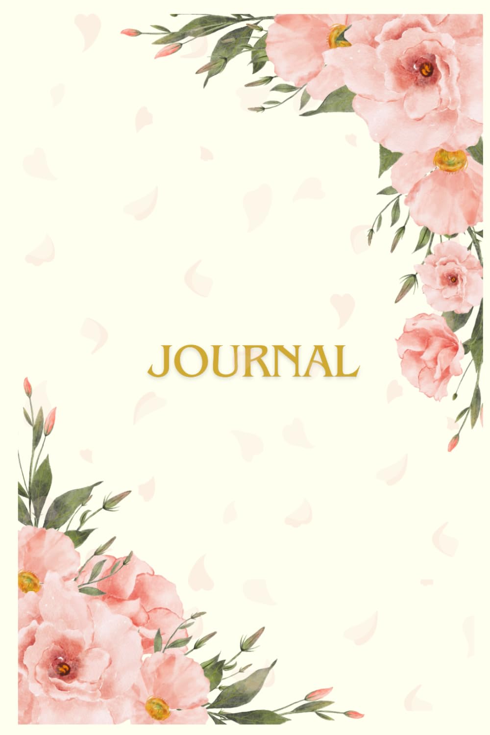 Vintage Garden Journal, Light Yellow Cottagecore, Cream Paged, 120 Pages Dotted lines Notebook baixar livro de graça