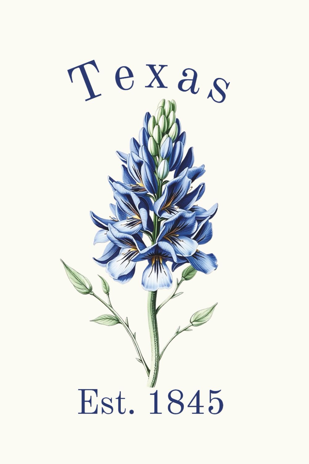 Texas State Flower, Bluebonnet (Lupinus sp.) Notebook, Journal, Gift for Nature Lovers, Girls, Women, Young Adults, Teens: 120 white lined pages, 6"x9" baixar livro de graça