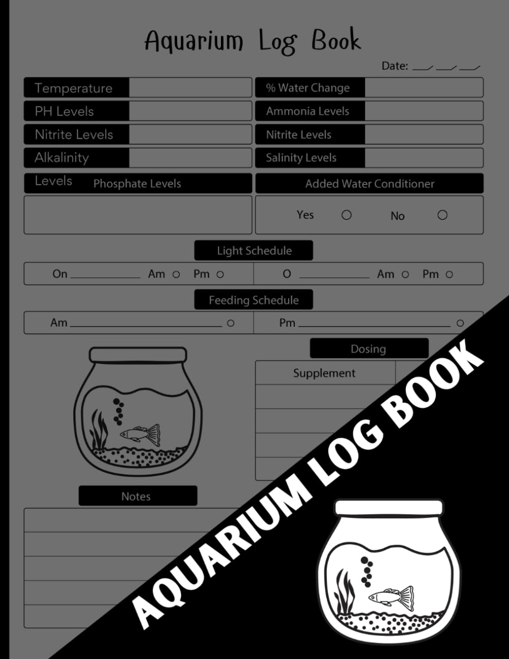 capítulo por capítulo baixar Aquarium Log Book: Track Water Tests, Treatments, Cleanings, Water Changes, and More for One or Multiple Tanks.