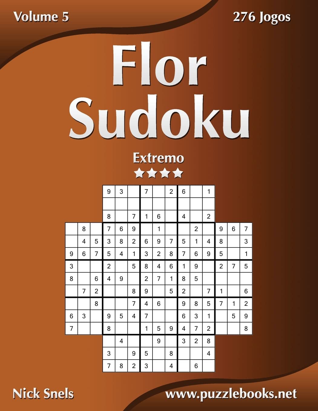 Flor Sudoku - Extremo - Volume 5 - 276 Jogos baixar livro de graça