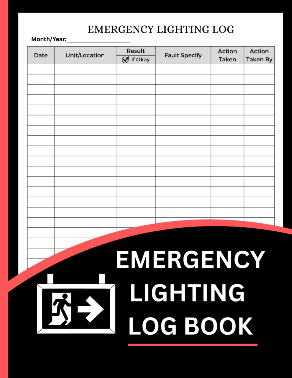 Emergency Lighting Log Book (8.5 x 11 Inches): Safety Inspection Register, Testing Records & Compliance Journal baixar o livro de graça