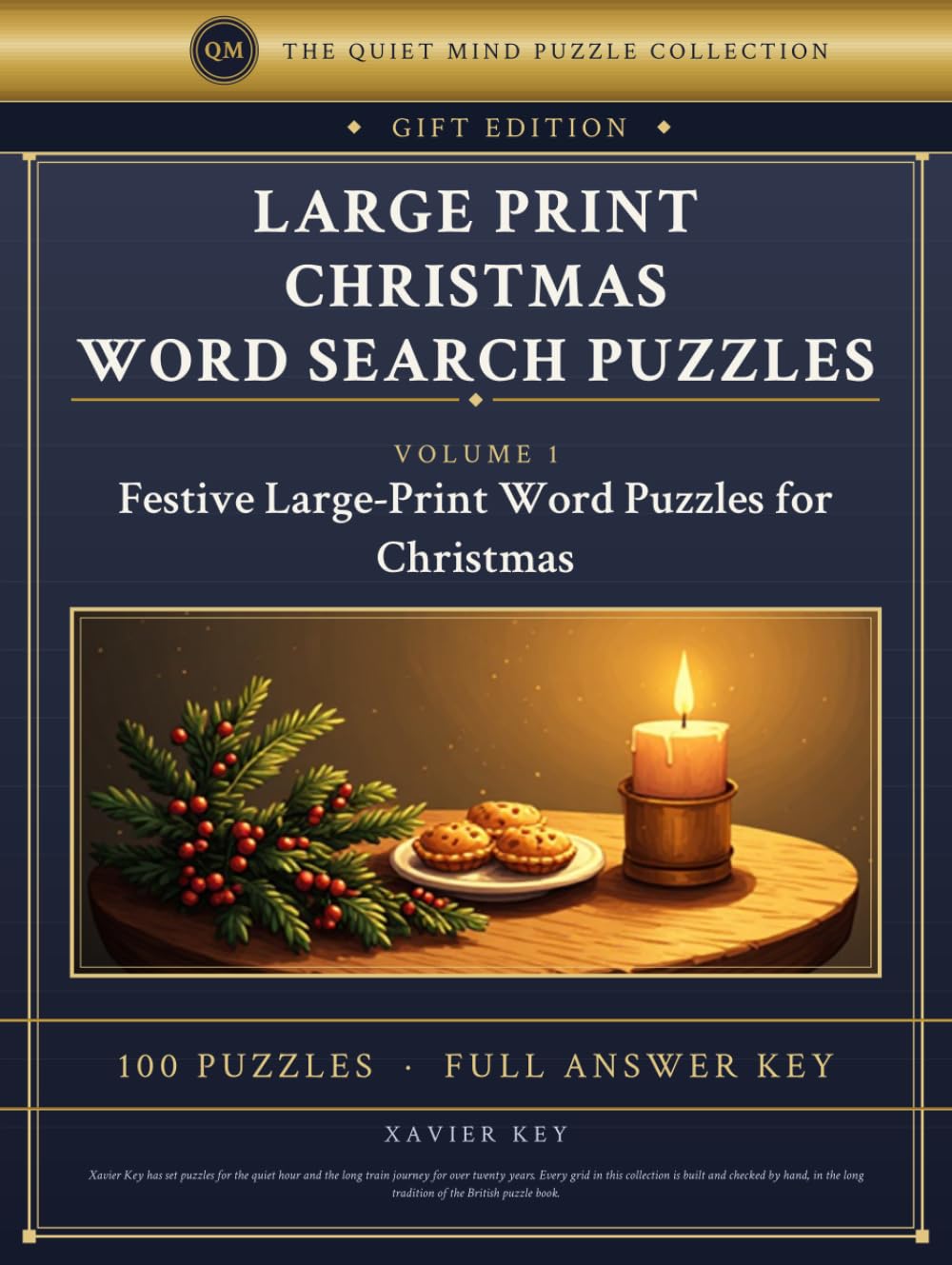 Large Print Christmas Word Search Puzzles for Adults and Seniors: 100 Relaxing Word Search Puzzles in Extra-Large Print — One Puzzle Per Page, Full... Edition) (The Quiet Mind Puzzle Collection) baixar livro de graça