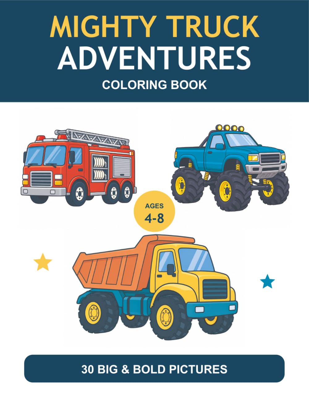 Mighty Truck Adventures: Coloring Book baixar o livro de graça