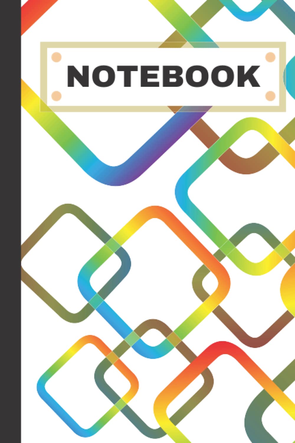 Notebook: Pastel, Colourful squares, bear, 6 x 9 50 pages - College Ruled Lined Paper - Glossy Cover - Trendy Composition Book Planner - Taking Notes... Ideas: 6 x 9 50 pages - Notebooks for work baixar o livro de graça