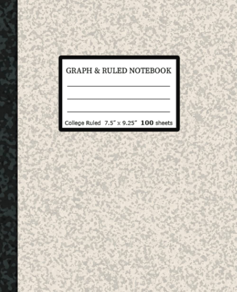 ler totalmente Aesthetic Graph & Rule Notebook: Aesthetic School Graph Paper and College Ruled Notebook