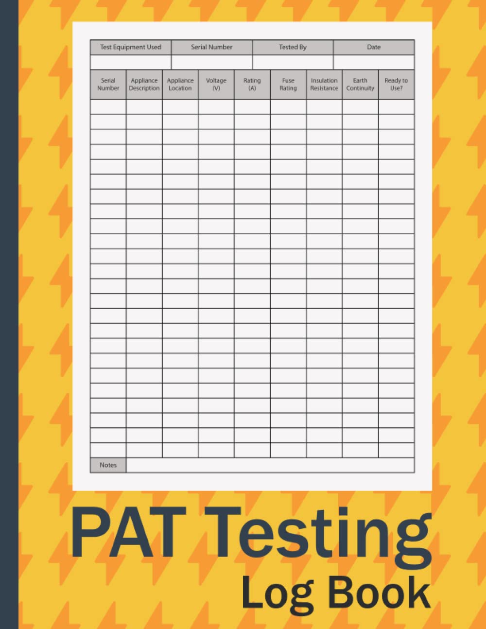 ler totalmente Pat Testing Log Book: Portable Appliance Testing Record Book.