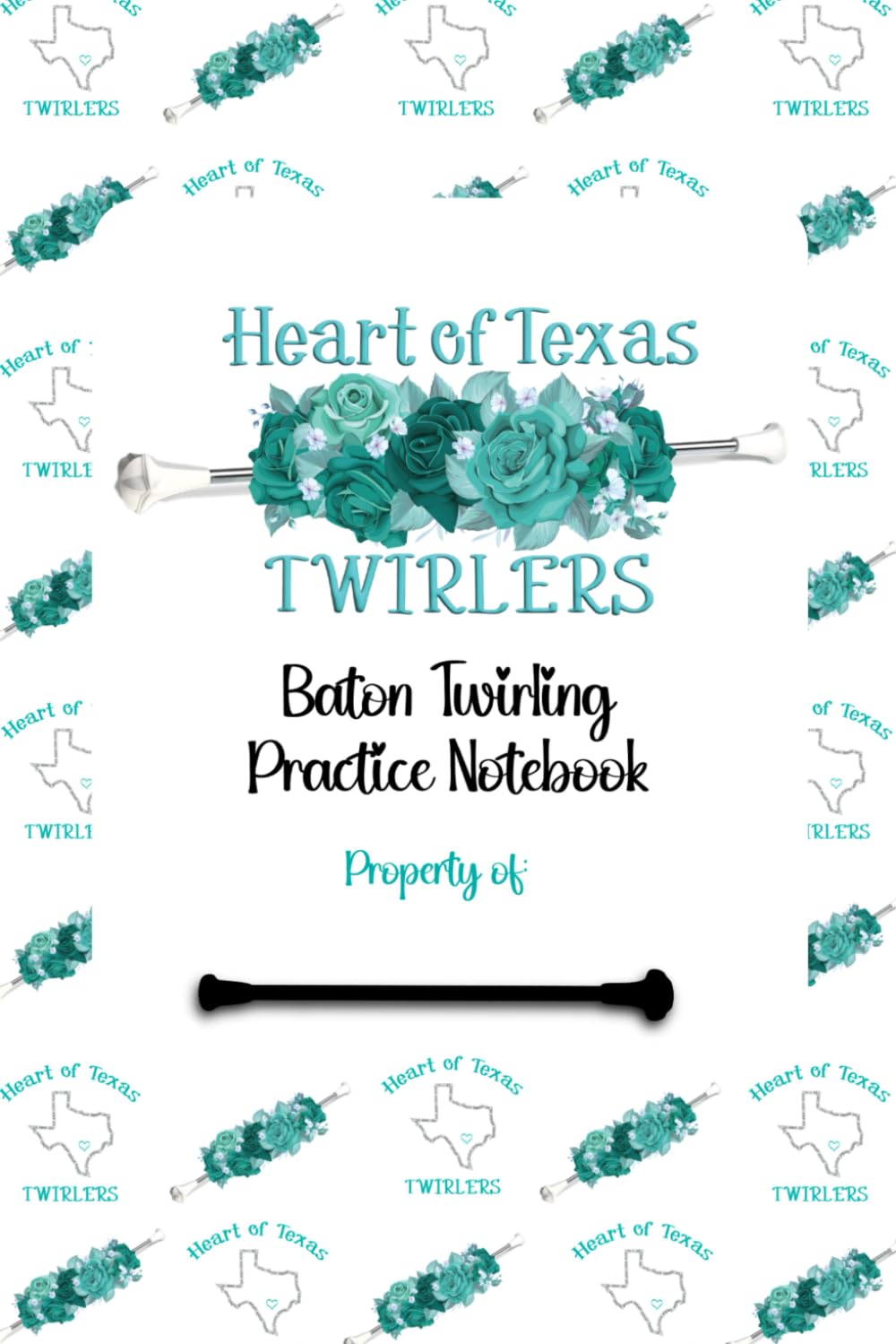 Heart of Texas Twirling Practice Notebook: 90 Day Guided Practice Journal for Aspiring Champions White Cover baixar o livro de graça