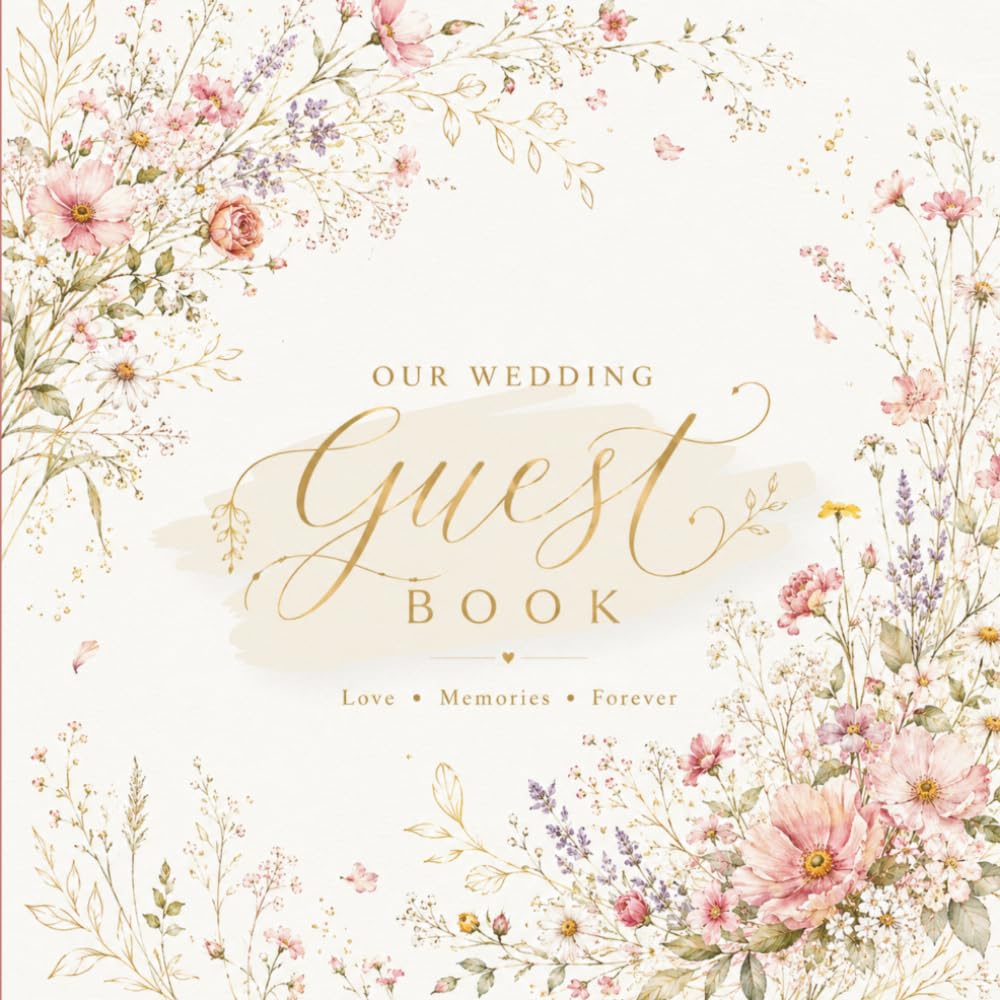 OUR FOREVER ROMANTIC WILDFLOWER GUEST BOOK: A Luxury Wedding Guest Book for Memories, Messages, Photos & Wishes baixar o livro de graça