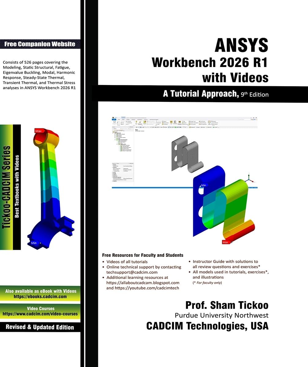 ANSYS Workbench 2026 R1 with Videos: A Tutorial Approach, 9th Edition (English Edition) baixar o livro de graça