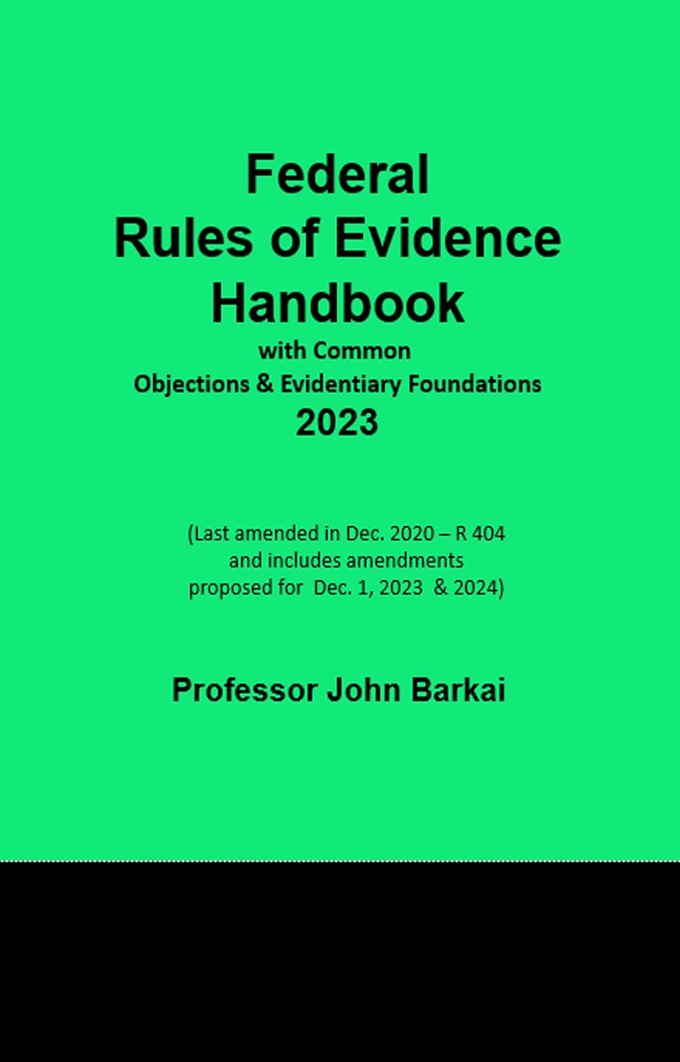 capítulo por capítulo baixar Federal Rules of Evidence Handbook with Common Objections & Evidentiary Foundations (English Edition)