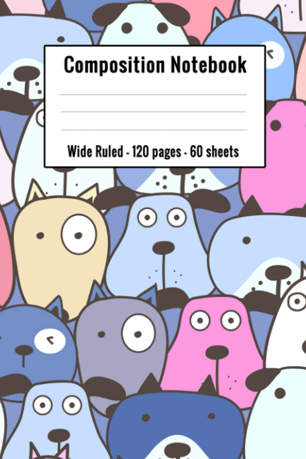 Composition notebook: wide ruled composition notebook | cute dog notebook | dog notebook for work baixar livro de graça