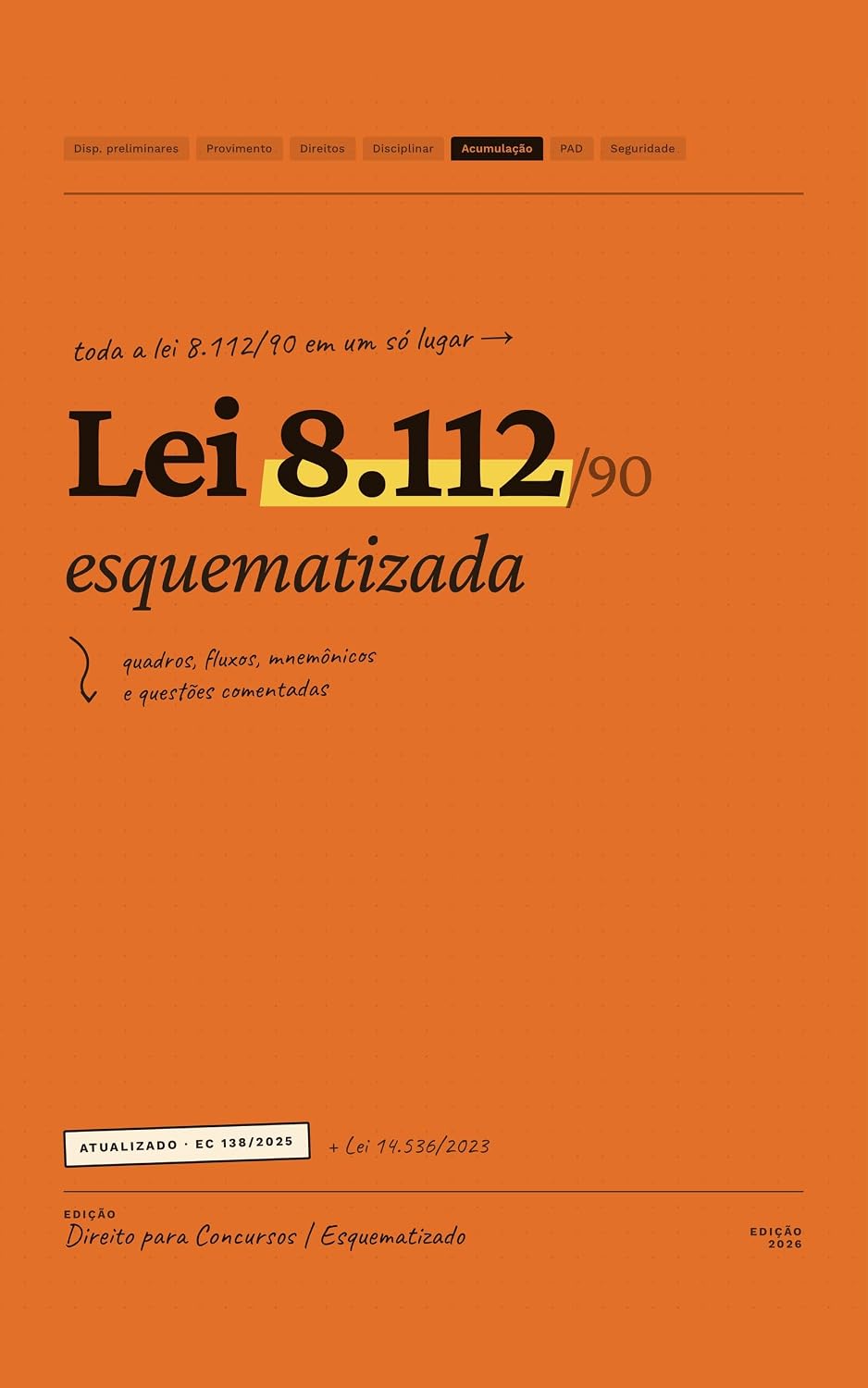 Lei 8.112/90 Esquematizada: Guia visual completo para concursos públicos — Quadros, fluxos, mnemônicos e questões comentadas baixar o livro de graça