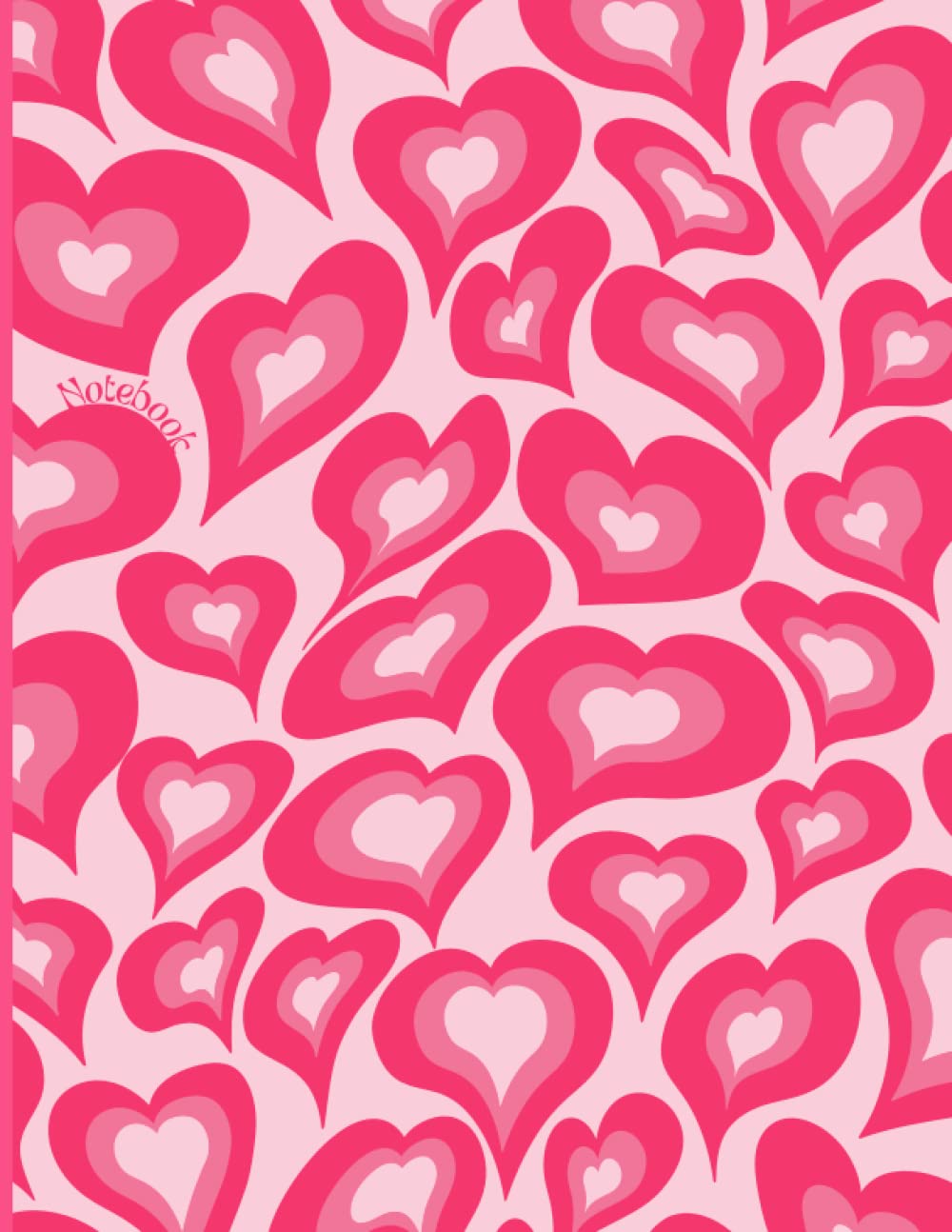 Notebook Aesthetic: Preppy, Aesthetic Notebook For School, Blank Lined Notebook Journal for Writing and Taking Notes, Pink Hearts baixar livro de graça