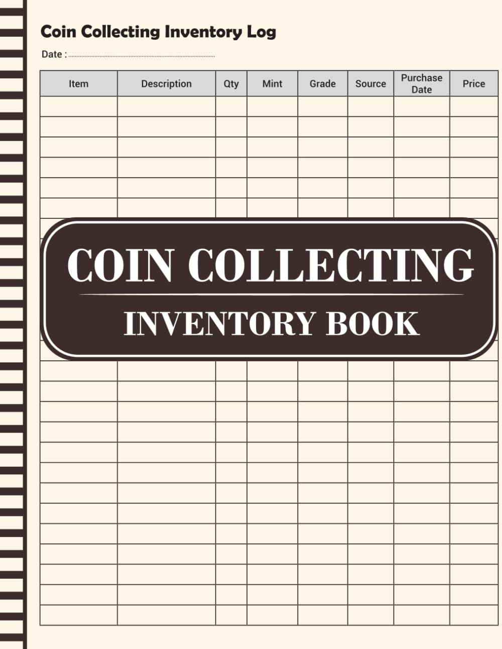 Coin Collecting Inventory Log Book: Numismatic Record-Keeping Ledger | Track Grade, Mint, and Market Value | Professional Catalog for Hobbyists and Investors. (French Edition) baixar livro de graça