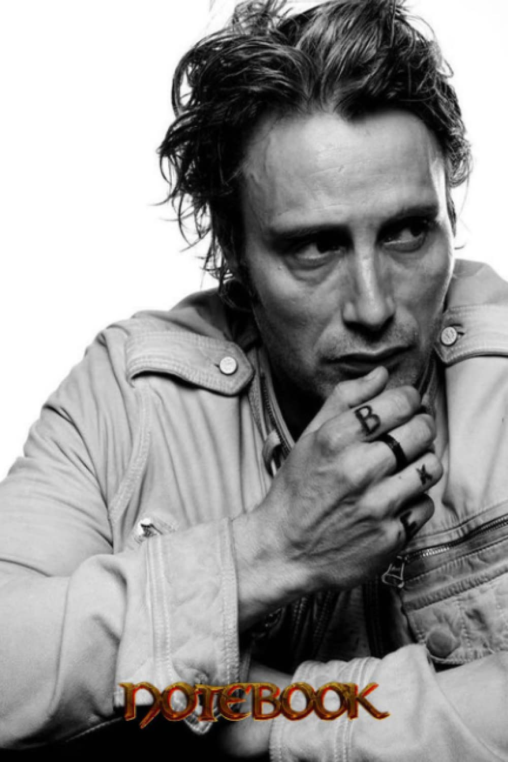 ler totalmente Notebook: Mads Mikkelsen Notebook Wide Ruled, 6x9, 100 Pages | Thankgiving Notebook gift for boy, girl,men, women #347