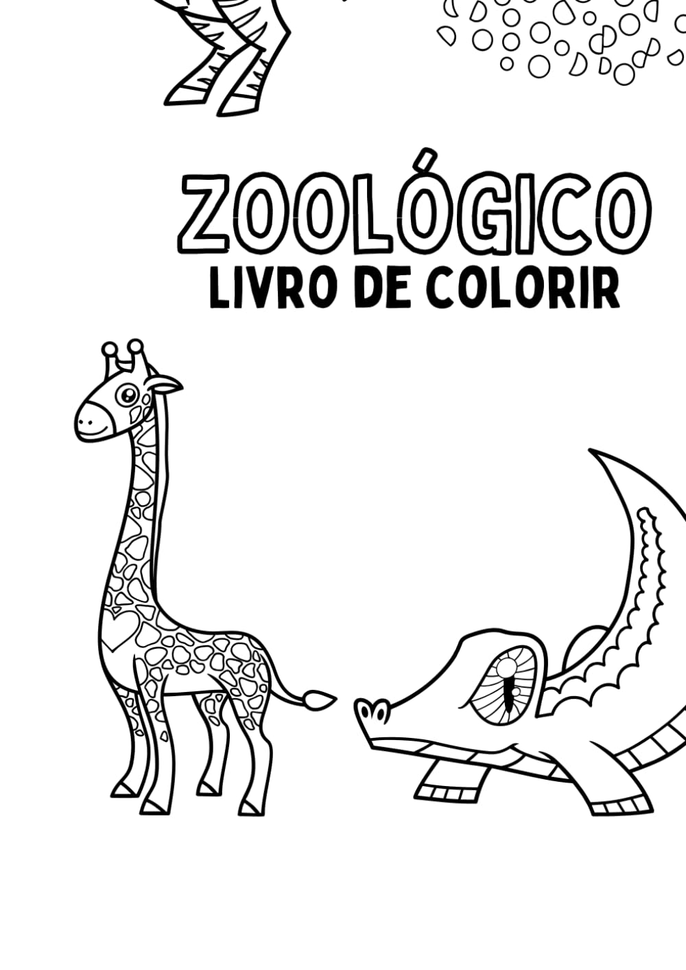 capítulo por capítulo baixar Zoológico: Livro para colorir (Portuguese Edition)