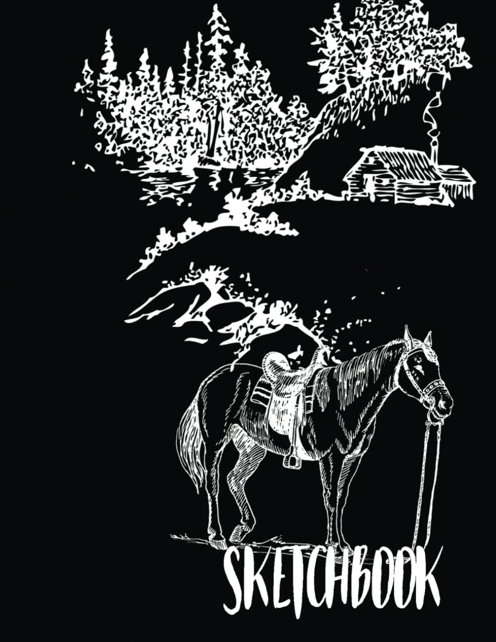 Sketchbook: Horse Blank Sketchbook for Drawing, Doodling or Sketching | 110 Pages, 8.5 x 11 baixar o livro de graça