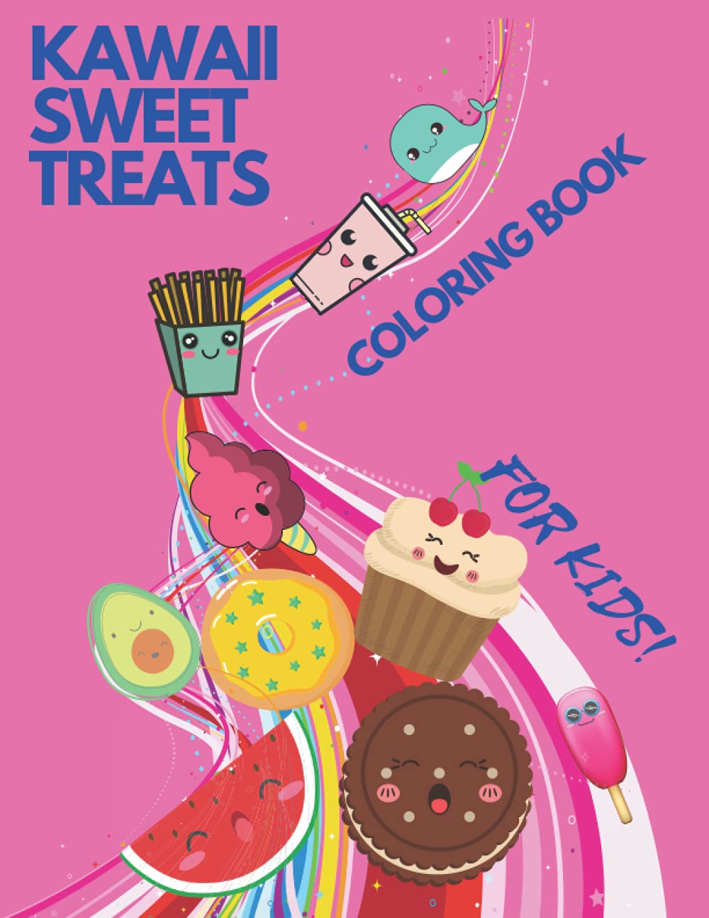 capítulo por capítulo baixar Kawaii Treats Coloring Book for Kids!: Kawaii Treats Coloring Book for Kidsf! 8.5x11, 30 pages of many CUTE characters to color & enjoy!