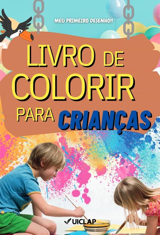 Livros de Colorir para Crianças 2~5 anos - Meu Primeiro Desenho