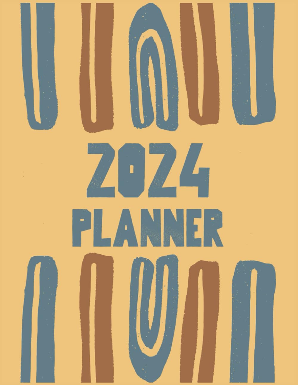 2024 Weekly and Monthly Planner: Rainbow Themed Calendar Notebook for Organization & Business, January 2024 - December 2024, 8.5" x 11" baixar livro de graça