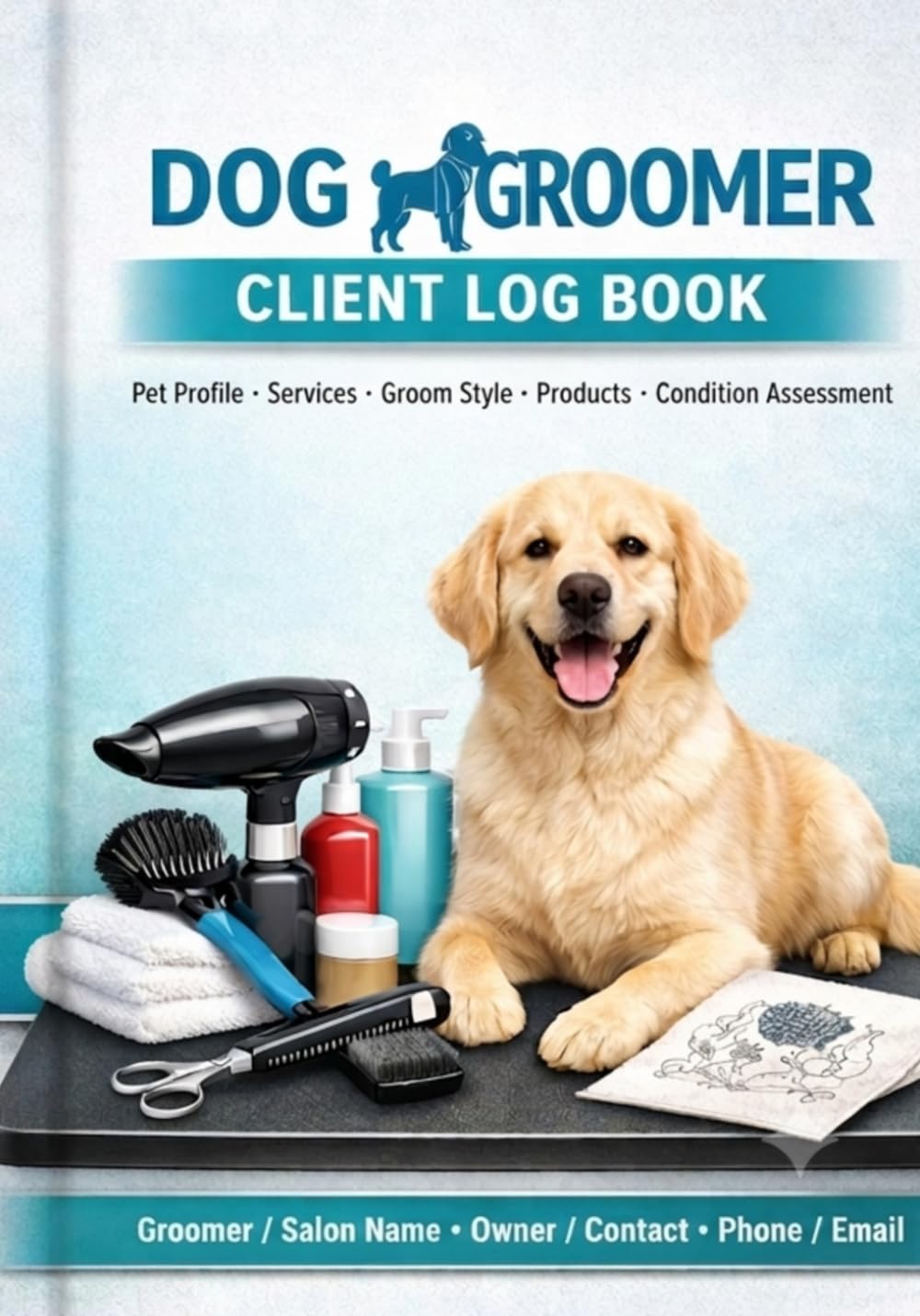 Dog Groomer Client Log Book: Pet Profile, Services, Groom Style, Products, Condition Assessment, and Costs Record Book for Pet Salons baixar o livro de graça