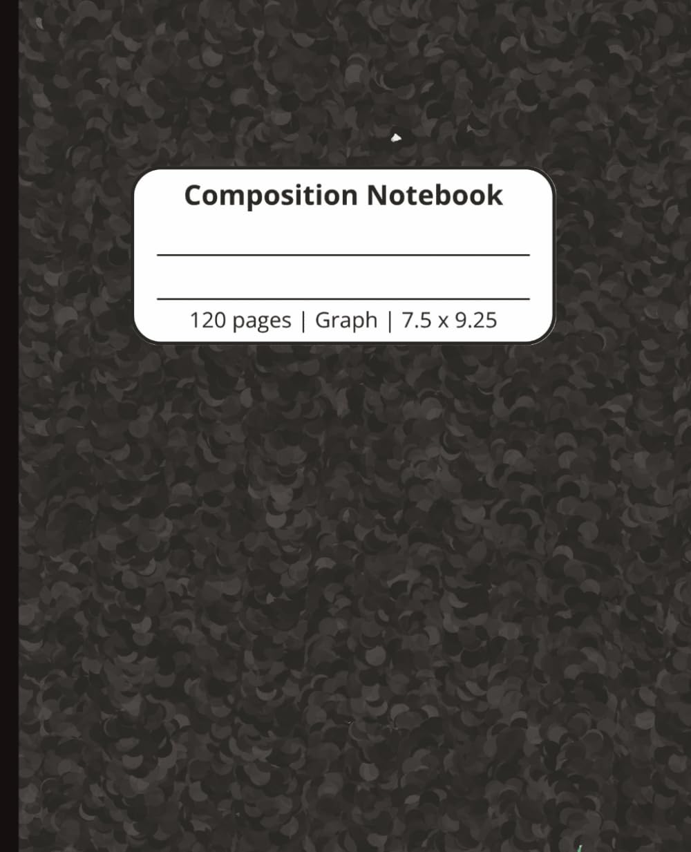 ler totalmente Black Graph Paper Composition Notebook – 5x5 Grid, 7.5x9.25, 120 Pages | Grid Notebook for Math, Drawing, Technical Sketching | Great for Office or School