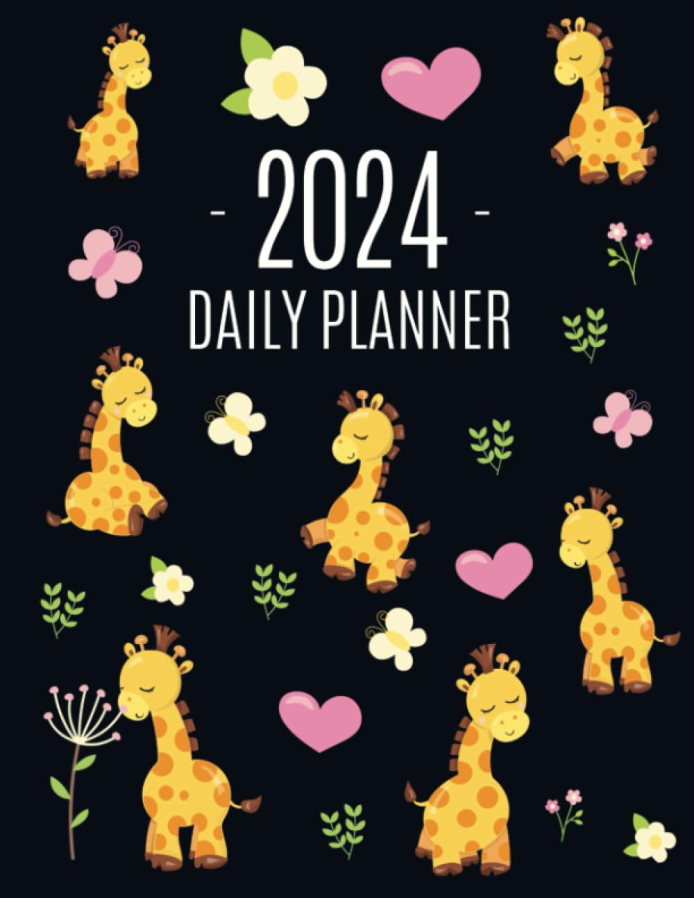 capítulo por capítulo baixar Cute Giraffe Planner 2024: Pretty Organizer for All Your Weekly Appointments | Cool Safari Jungle Animal Scheduler: January–December 2024
