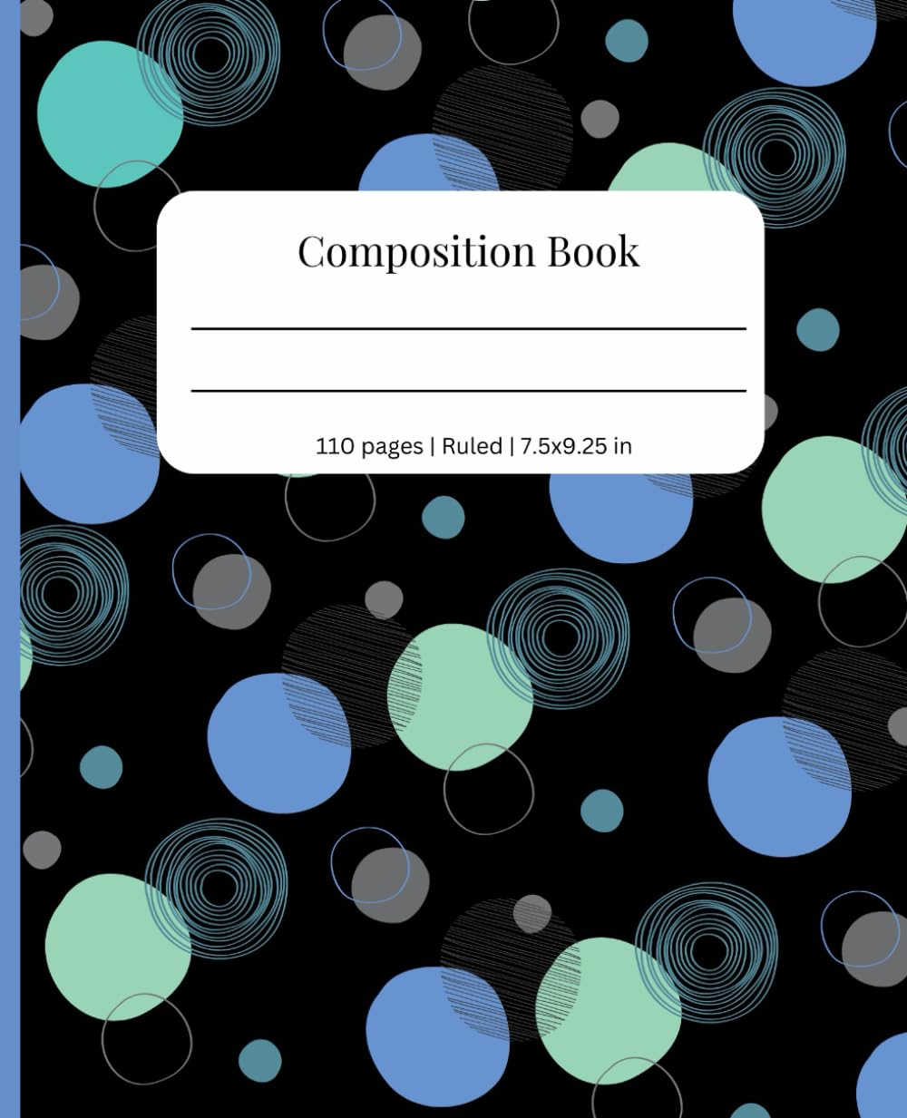 ler totalmente Geometric Patterns Composition Notebook: 7.5x9.25 inches ruled | School Supplies Perfect for Students Journaling and Writing