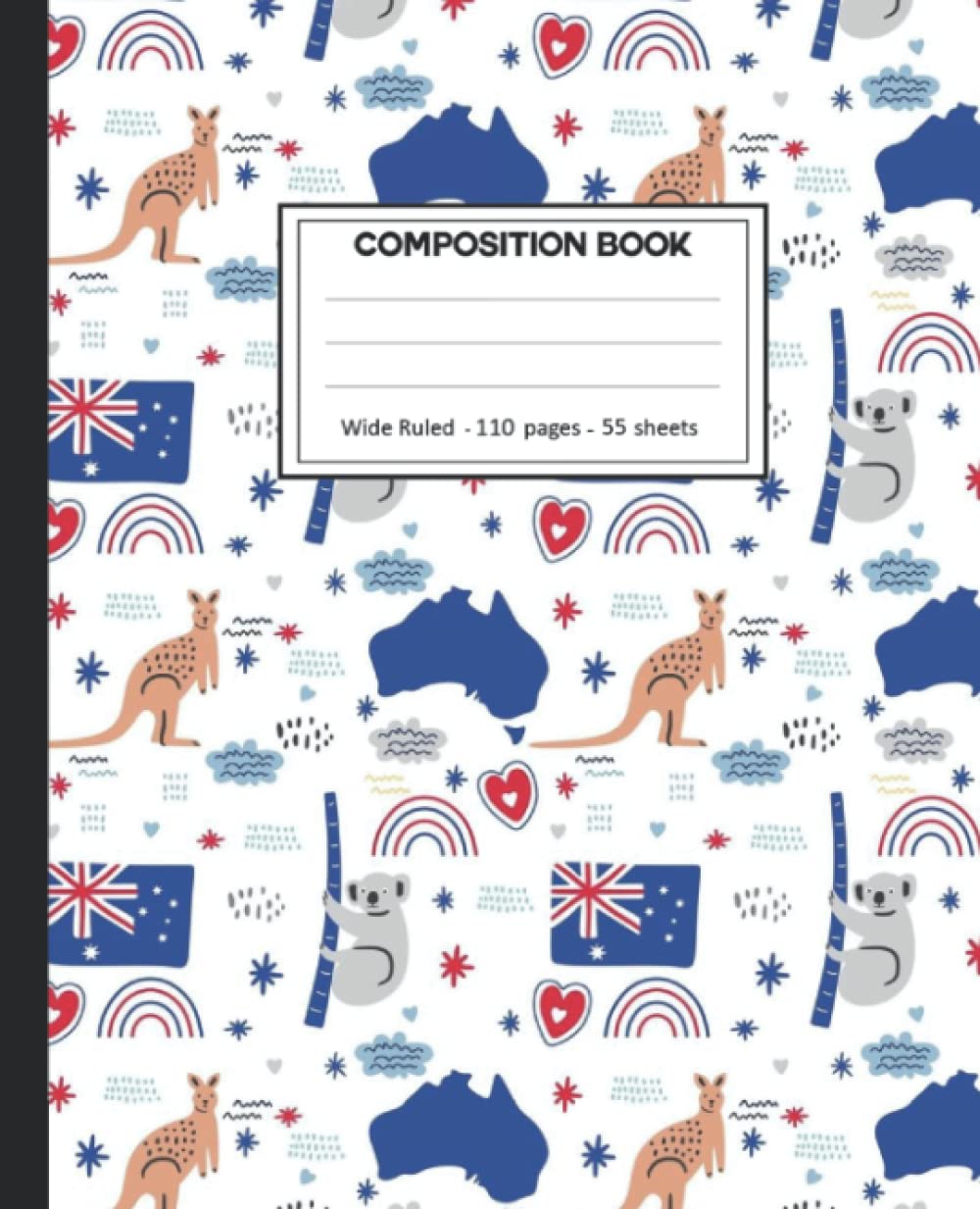 Composition Notebook: Kangaroo Wide Ruled Paper Notebook Journal size 7.25 x 9.25” for student baixar livro de graça