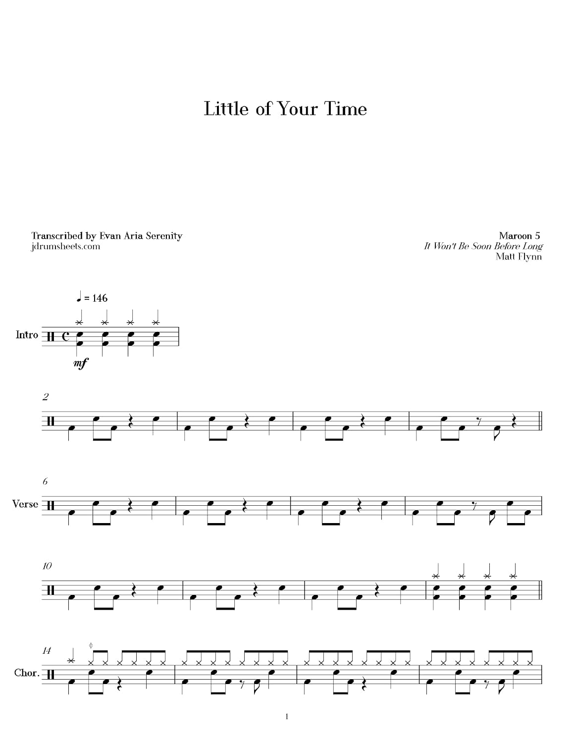 Maroon 5 - Little of Your Time: Drum Sheet Music (JDS: Maroon 5 Drum Sheet Music) (English Edition) baixar o livro de graça