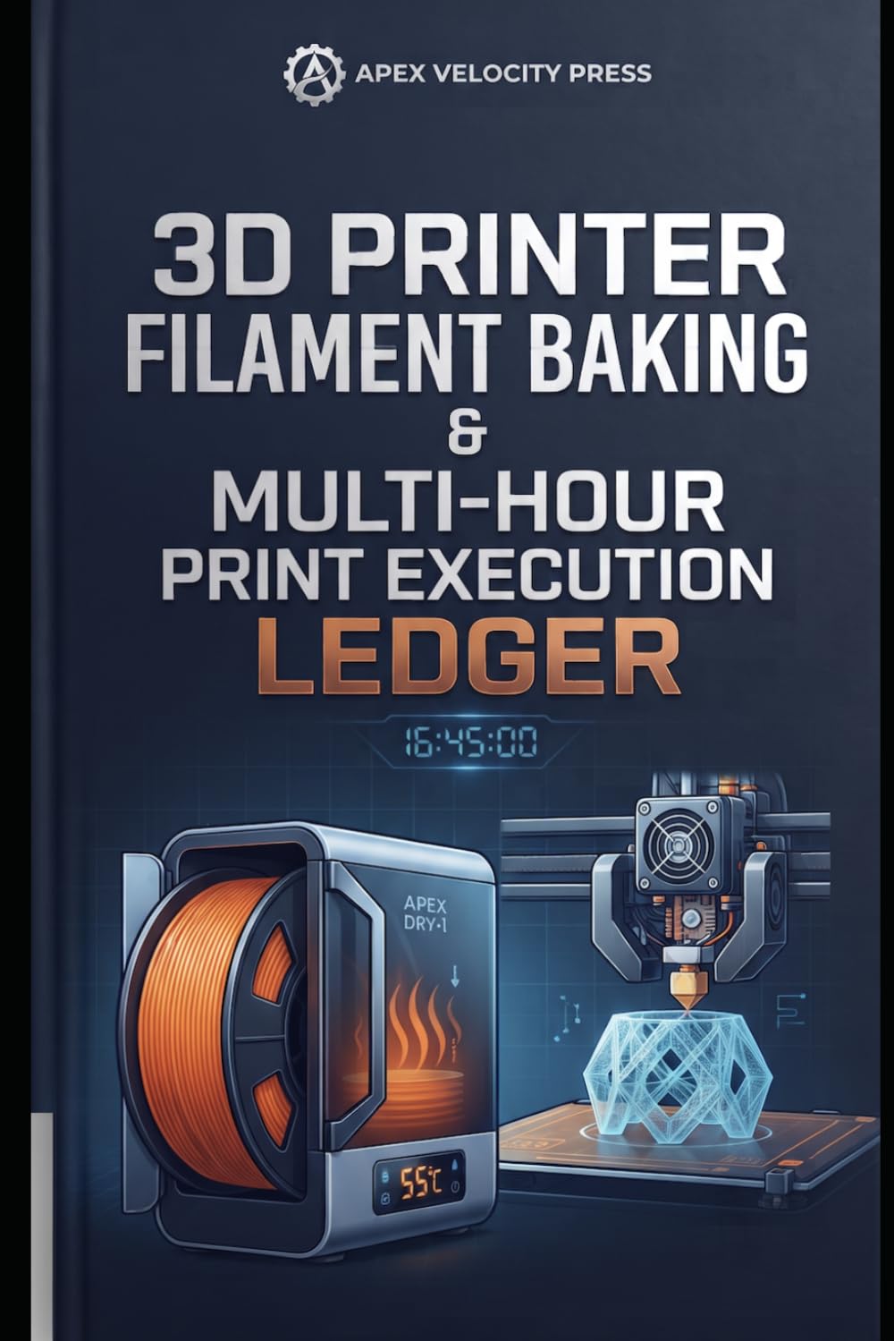 3D Printer Filament Baking & Multi-Hour Print Execution Ledger: 6-Month Tracker for Nozzle & Bed Temp, Filament Weight, Print Time, and Z-Axis Offset baixar o livro de graça