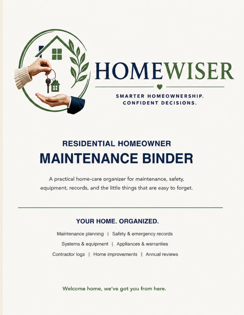 ler totalmente HomeWiser Residential Homeowner Maintenance Binder (HomeWiser Homeowner Maintenance Binder Series)