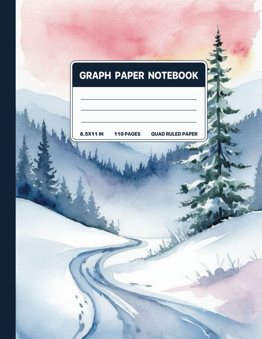 capítulo por capítulo baixar Graph Paper Composition Notebook: Quad Ruled 5x5 Snowy Mountains Winter Landscape Watercolor Painting. For Students, Teachers. College, School, Office & Work