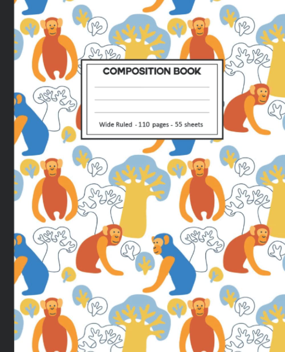 Composition Notebook: Chimpanzee Wide Ruled Paper Notebook Journal size 7.25 x 9.25” for student baixar livro de graça