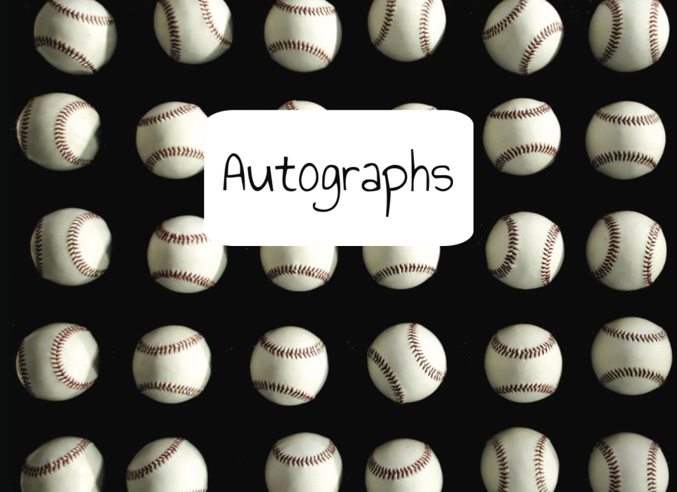 Autographs: Baseball Themed Autograph Book baixar o livro de graça