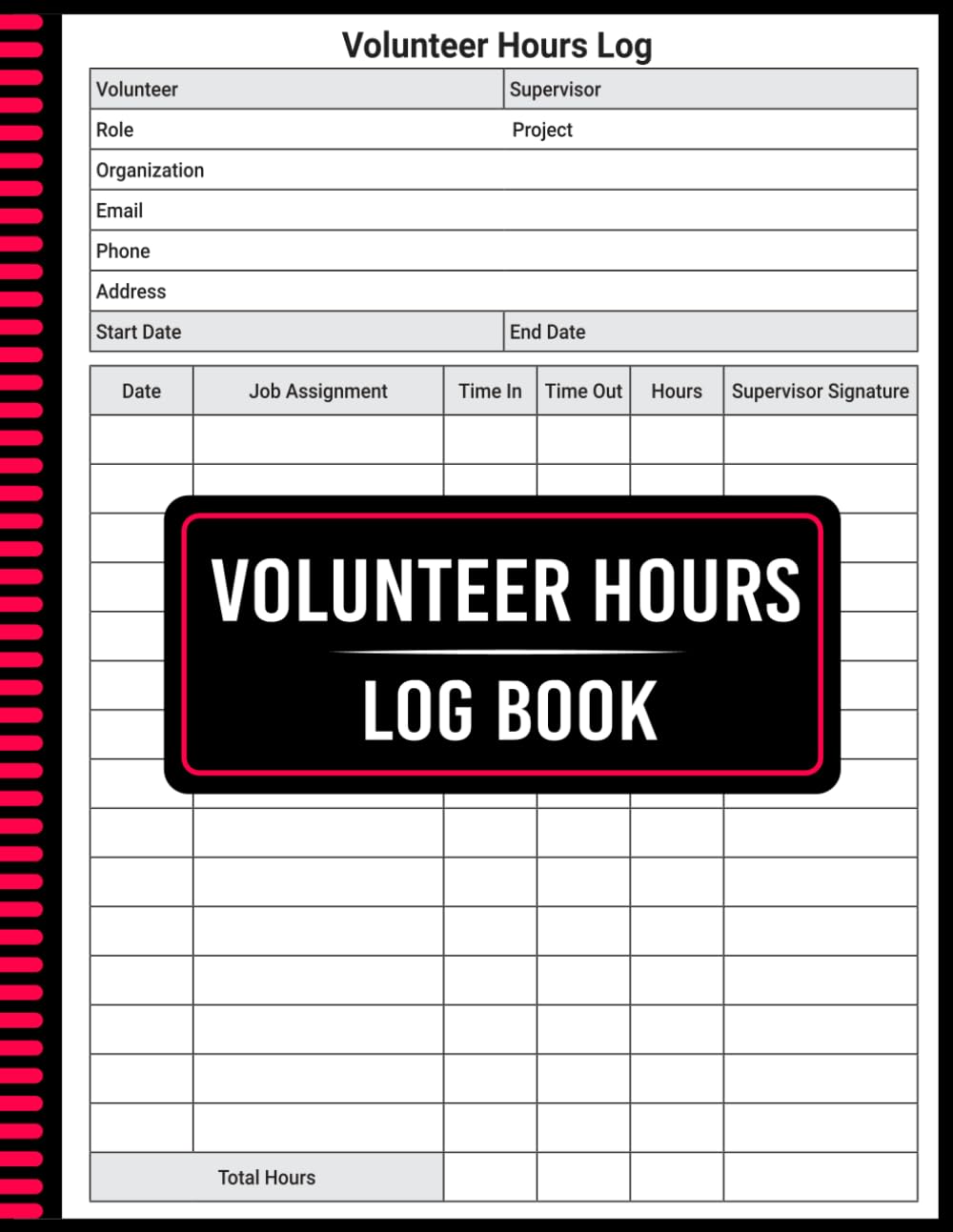 Volunteer Hours Log Book: Perfect for Students and Community Service Programs baixar o livro de graça