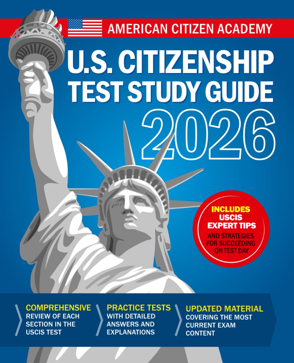 US Citizenship Test Study Guide: This Book Includes All 100 USCIS Civics Questions With Detailed Explanations & Comprehensive Review of Each Section on the United States Naturalization Exam baixar o livro de graça